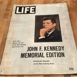 Vintage LIFE magazine John F. Kennedy Memorial